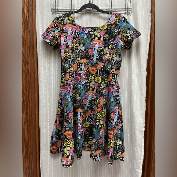 Nooworks Dresses & Skirts - NWOT Nooworks Magical Mushroom Cha Cha Mini Dress size XL